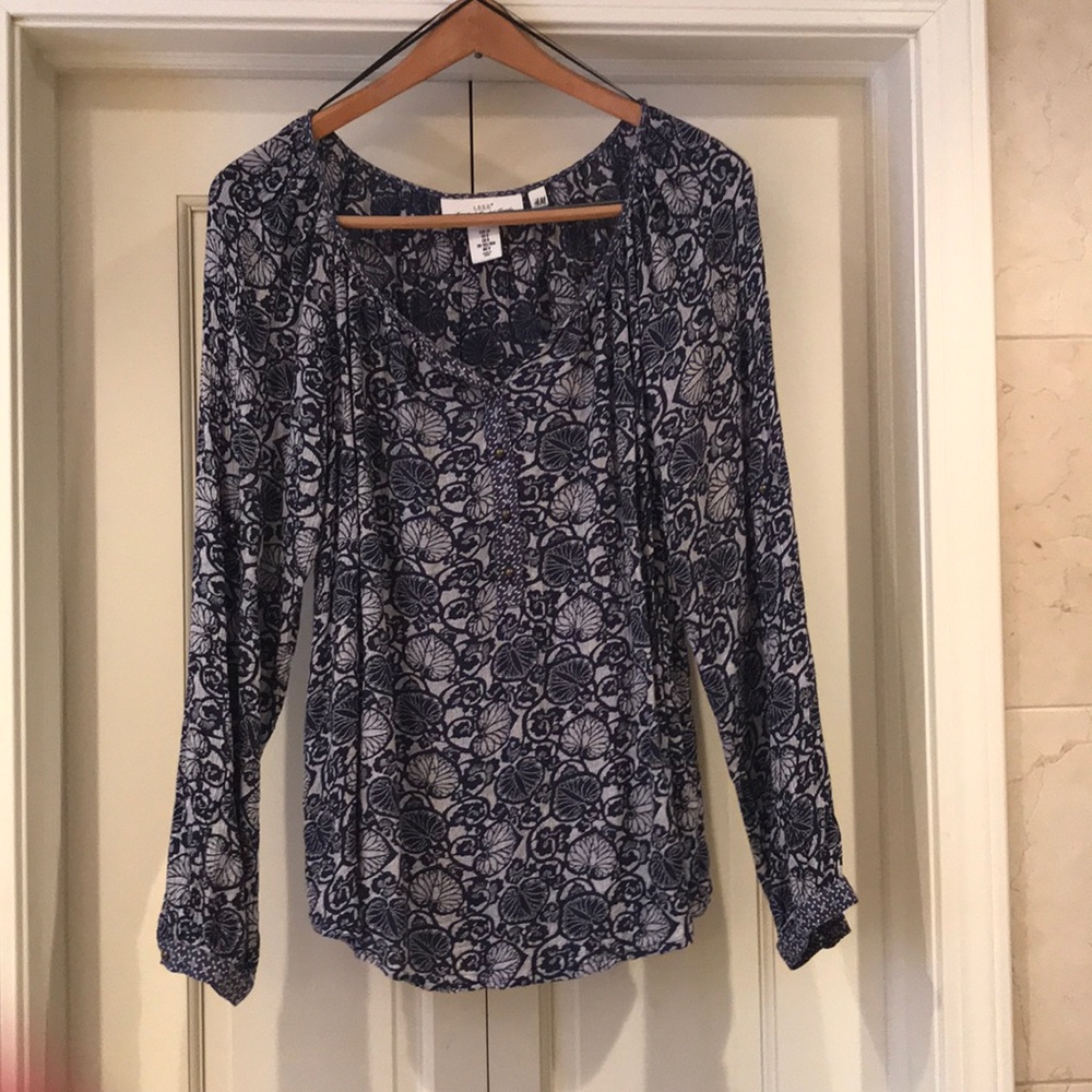 H&M Peasant Style Blouse